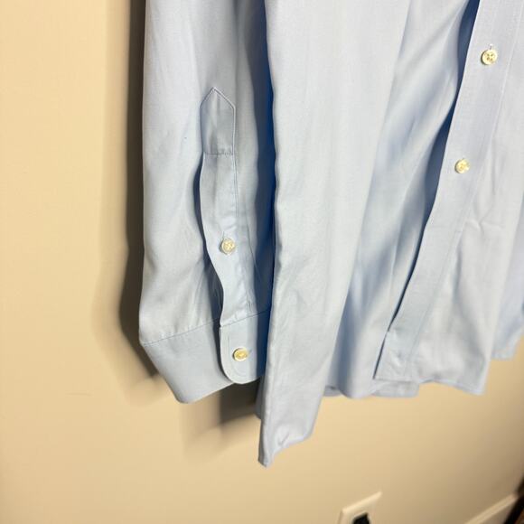 Lot of 2 Jos A Bank Executive Collection Men Shirts 16 1/2-37 Blue Office Preppy - Picture 11 of 15